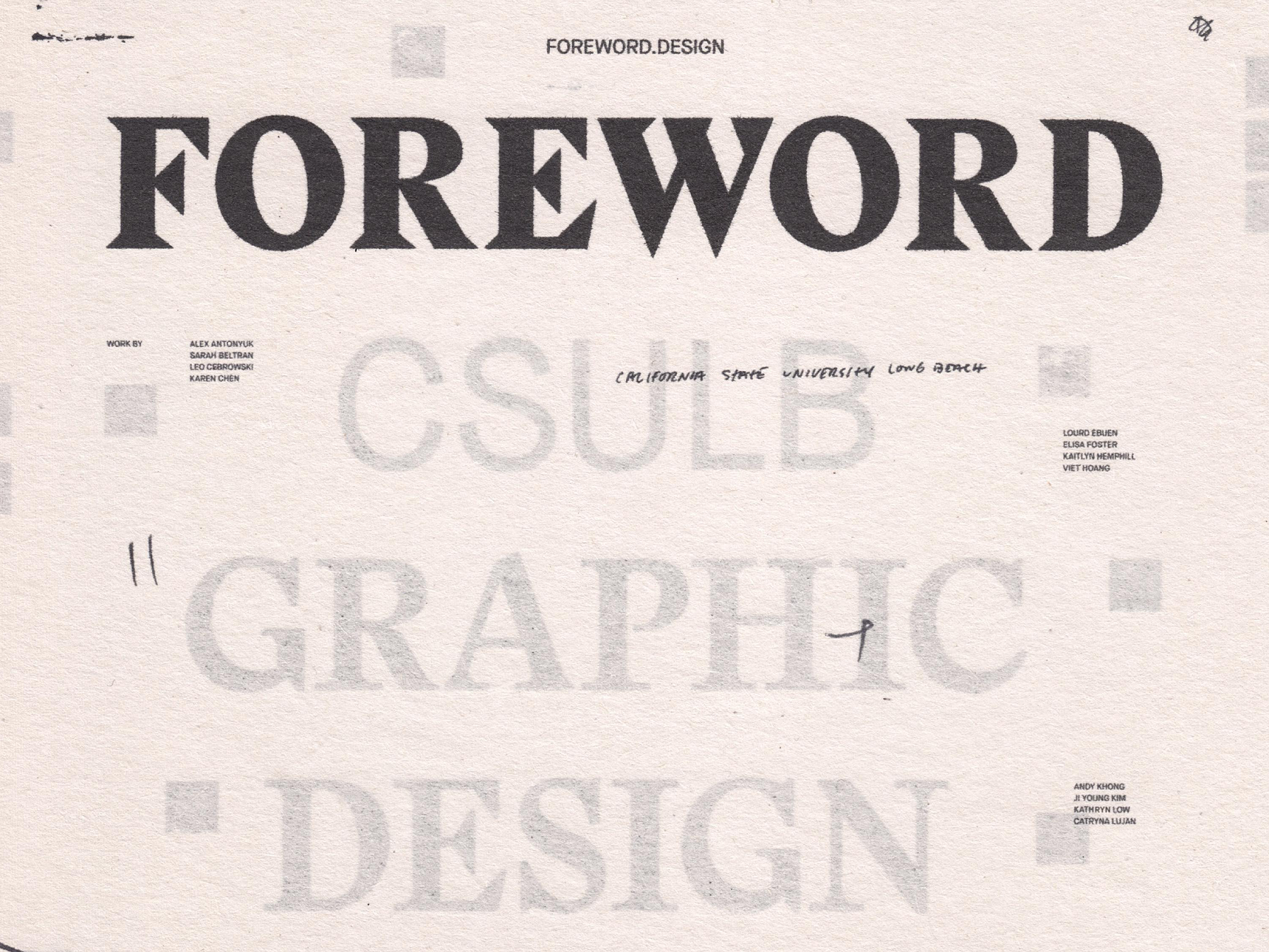 Foreword Show Thumbnail